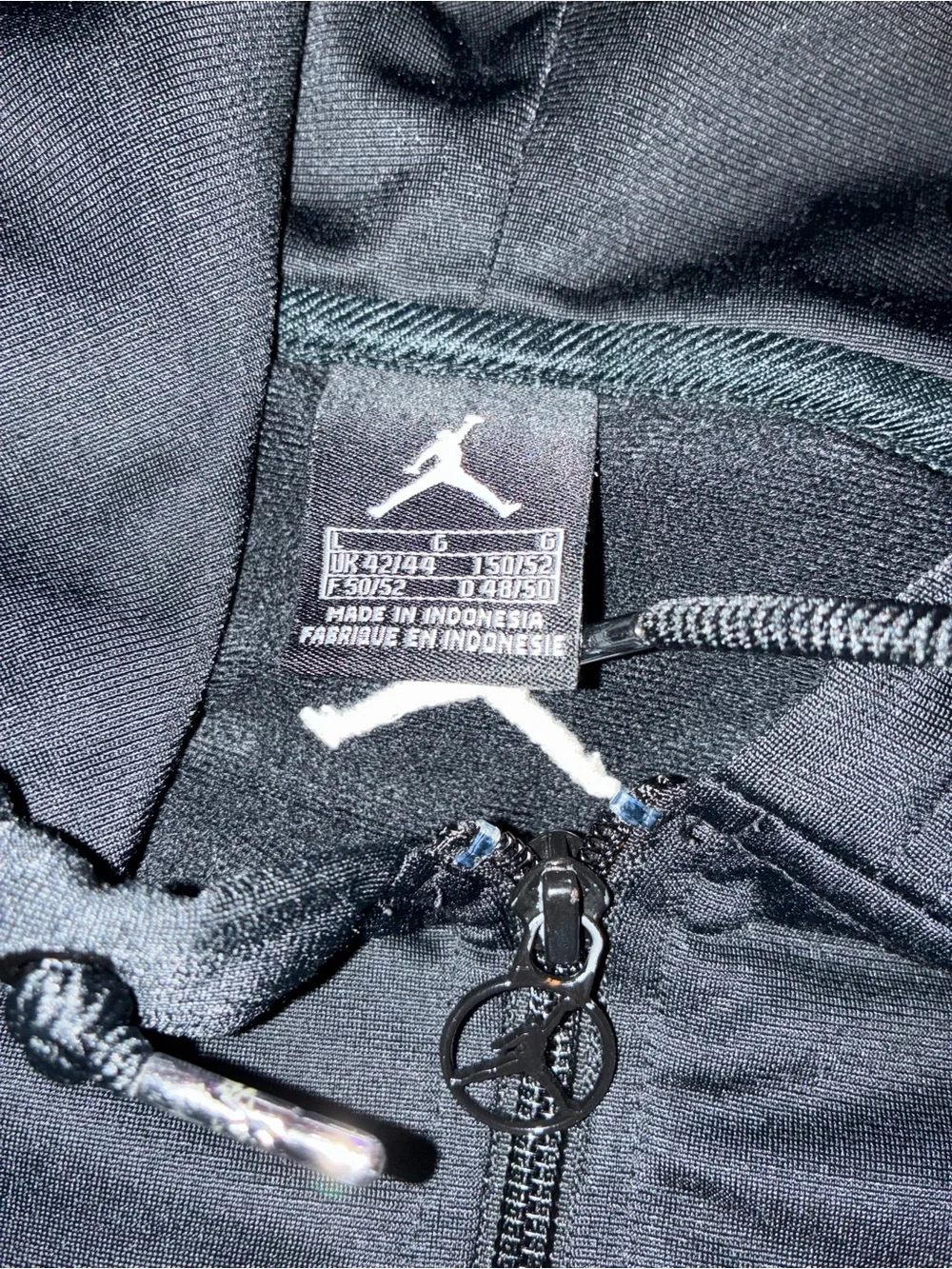 Jordan black hooded